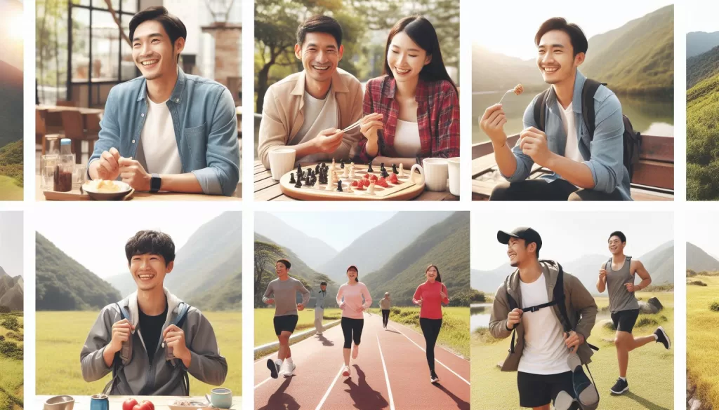 People enjoying outdoor activities