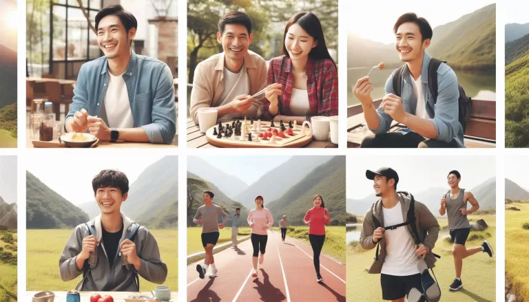 People enjoying outdoor activities