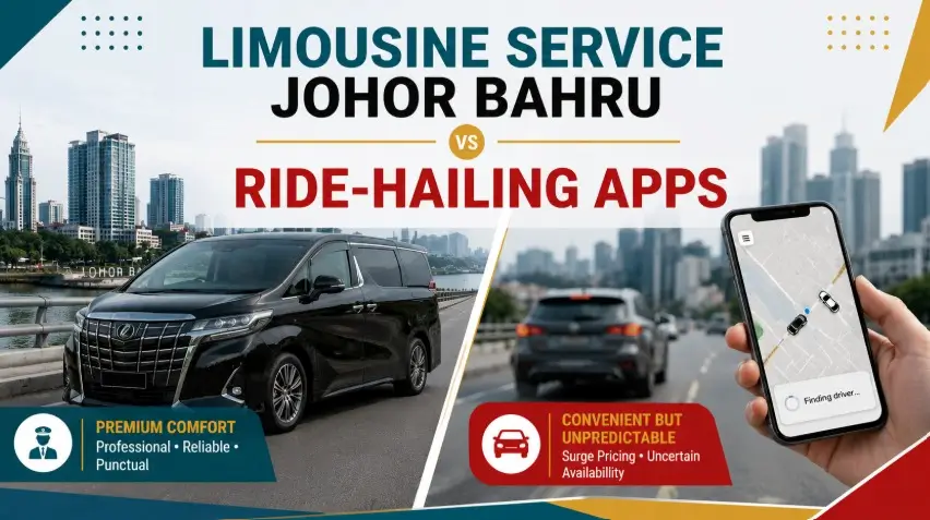Limousine Service Johor Bahru vs Ride-Hailing Apps